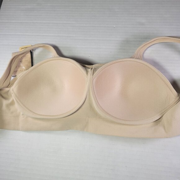 Truekind Chai Daily Comfort Supportive Wirefree Shaper Bra #10022 Size L - Picture 3 of 5
